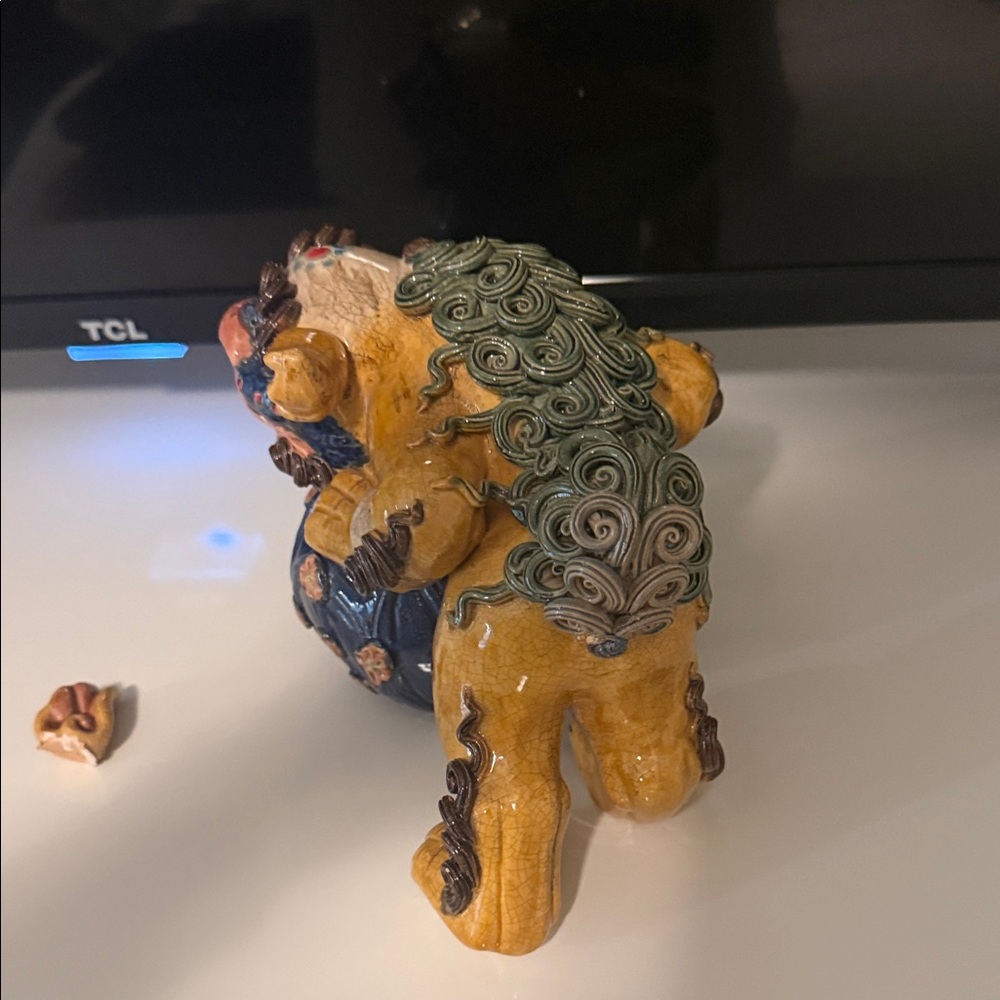 Colorful Ceramic Foo Dog - Picture 3 of 4